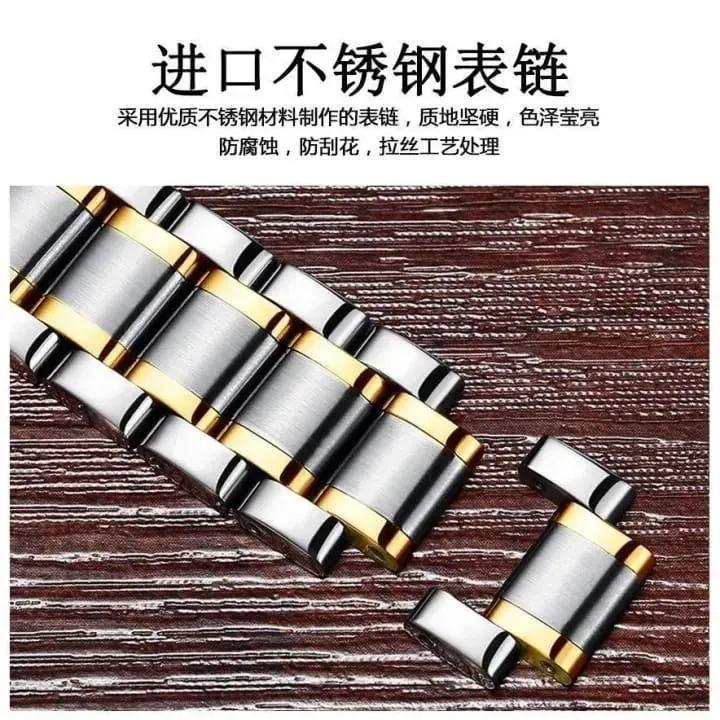 ⌚ UNRAION Luxury Skeleton Gold & Silver Watch for Men 💎