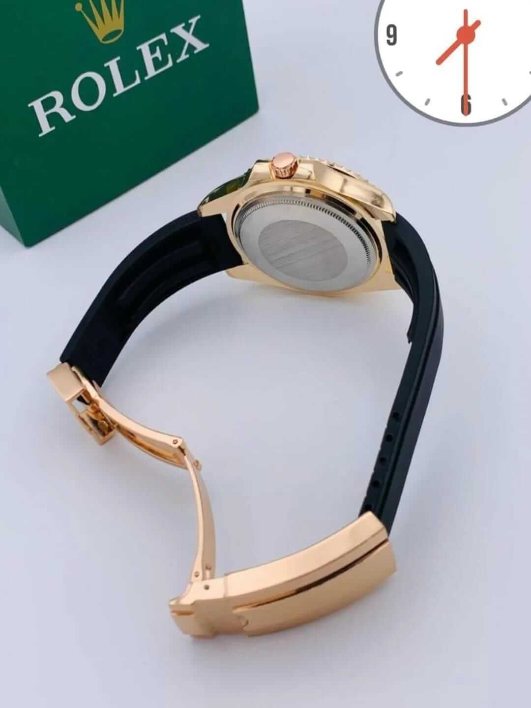 Royal Noir Gold Watch – Premium Black & Gold Luxury Timepiece for Men