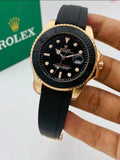 Royal Noir Gold Watch – Premium Black & Gold Luxury Timepiece for Men