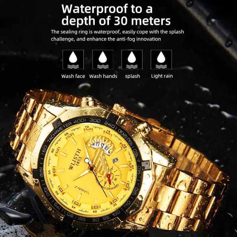⌚ AURON X – Premium Steel Chronograph Watch