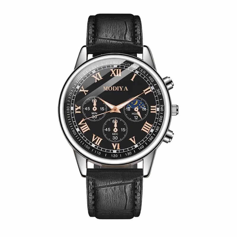 ROYAL NOIR – Classic Moonphase Watchmen's moonphase watch