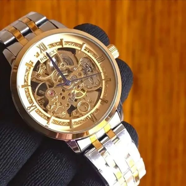 Royal Skeleton Automatic Watch – Luxury Transparent Mechanical Men's Watch