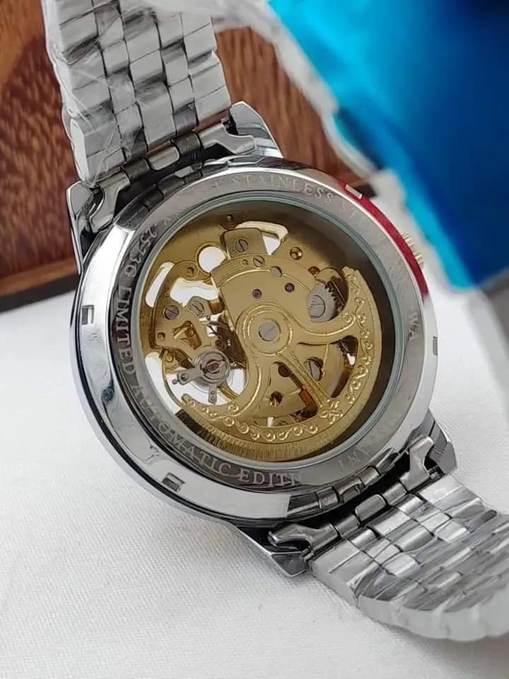 Royal Skeleton Automatic Watch – Luxury Transparent Mechanical Men's Watch