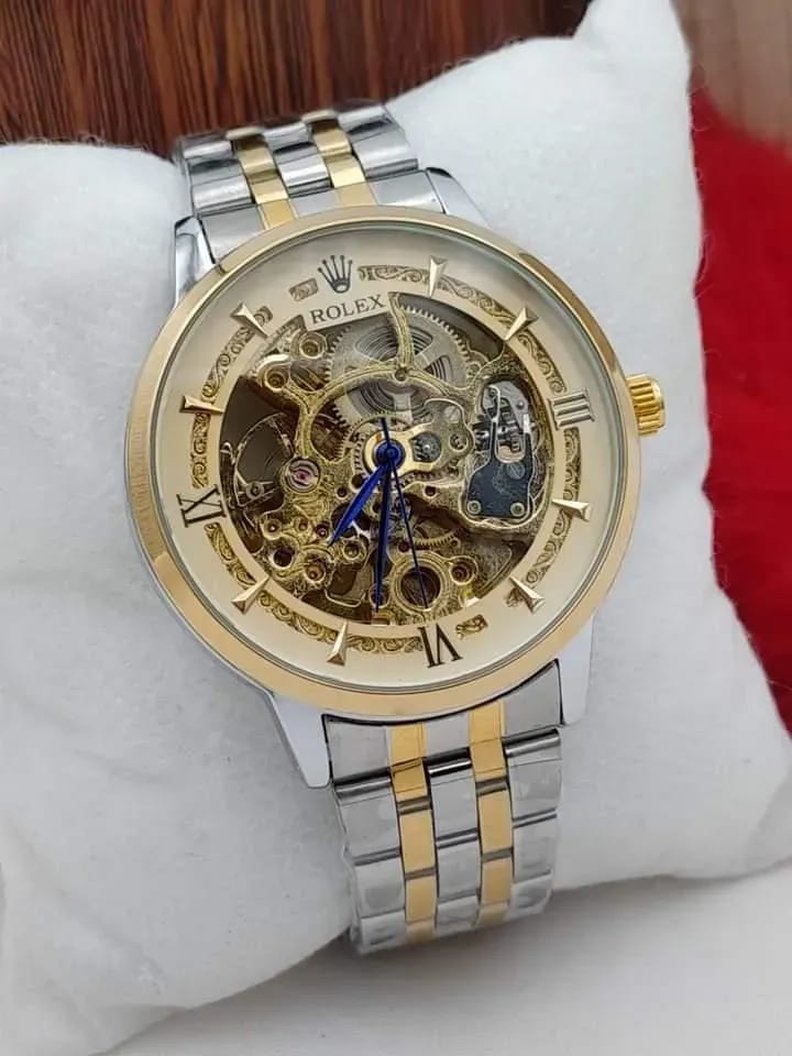 Royal Skeleton Automatic Watch – Luxury Transparent Mechanical Men's Watch