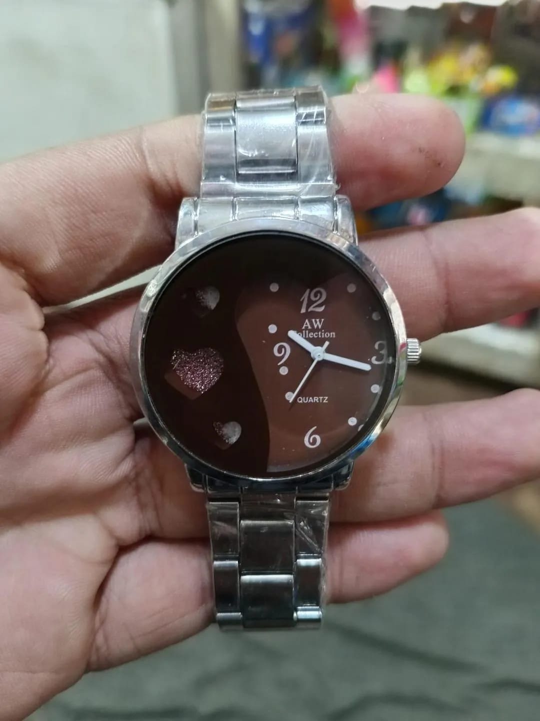 Crystal Heart Elegance Watch – Women's Luxury Bracelet Watch